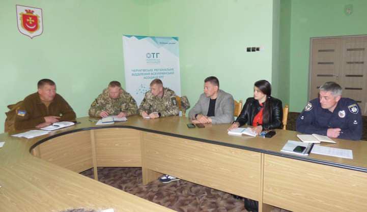 Візит начальника Ніжинської районної військової адміністрації на Борзнянщину