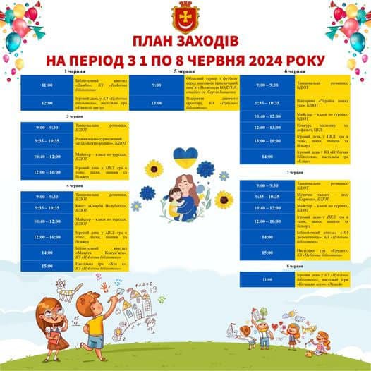Відпочинкові заходи в Борзні, які можна відвідати згідно розкладу