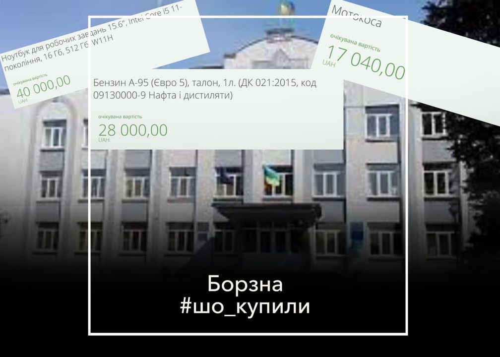 #шо_купили , Мотокоса, ноутбуки, реактиви. Що замовляли в жовтні 2024-го року на кошти платників податків в Борзні?