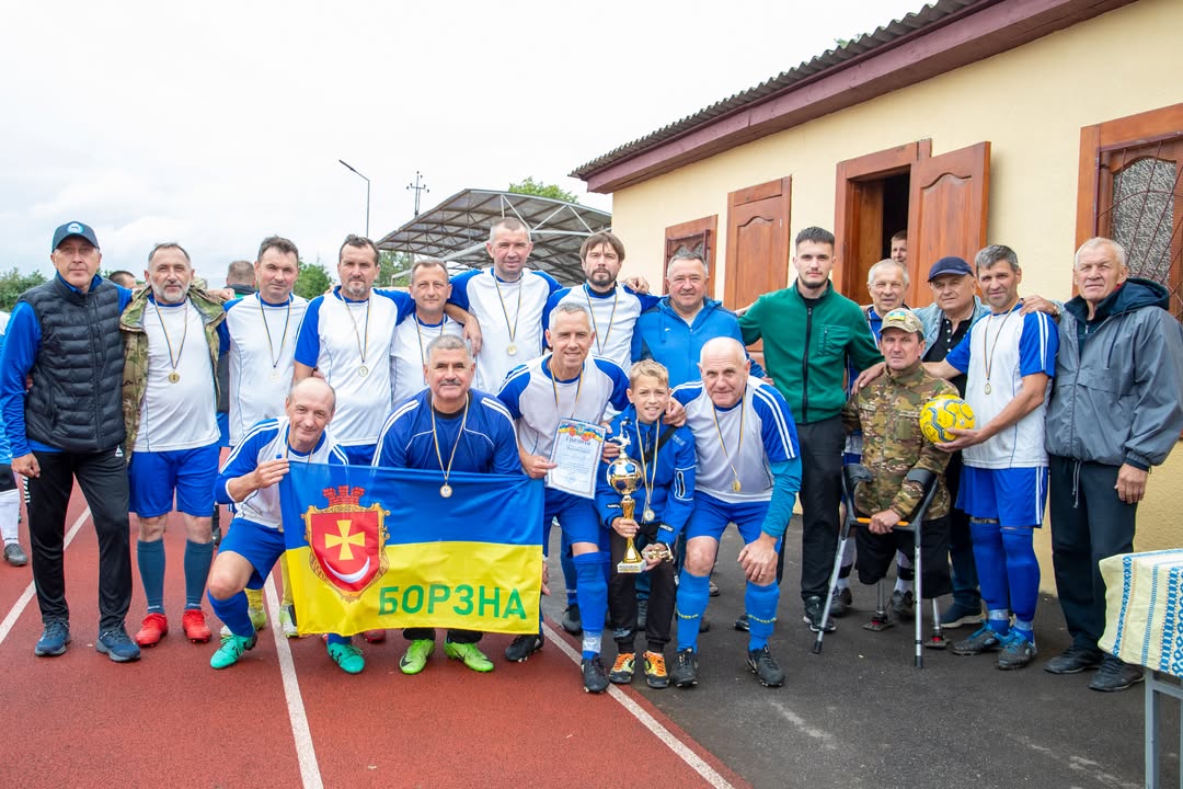У Борзні відбувся футбольний турнір ветеранів 50+ на згадку про загиблих захисників України