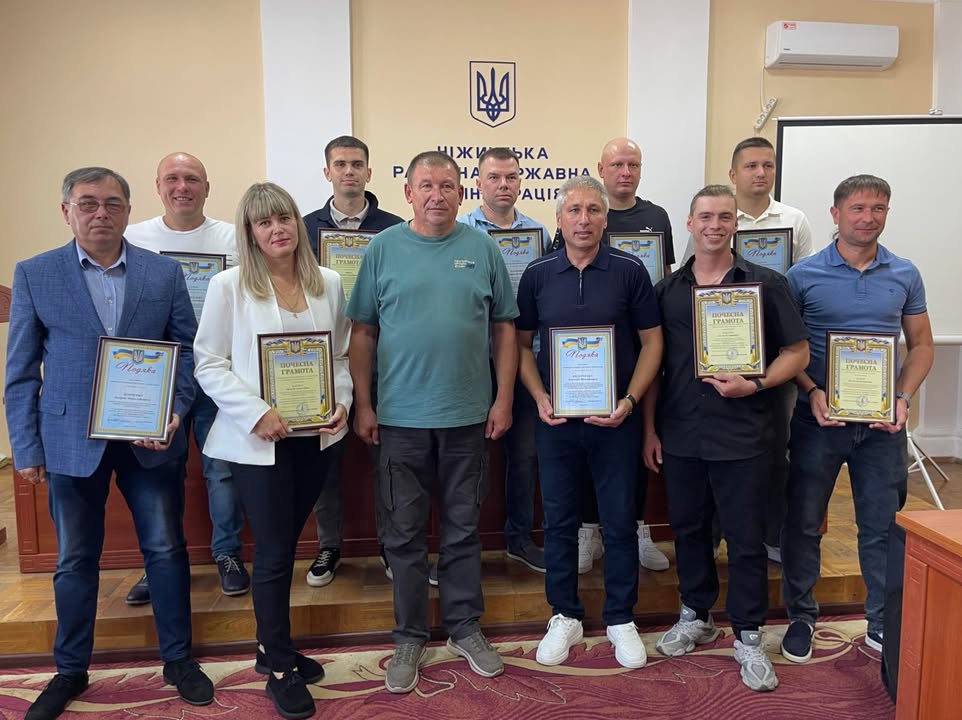 У Ніжинському районі відзначили працівників сфери спорту