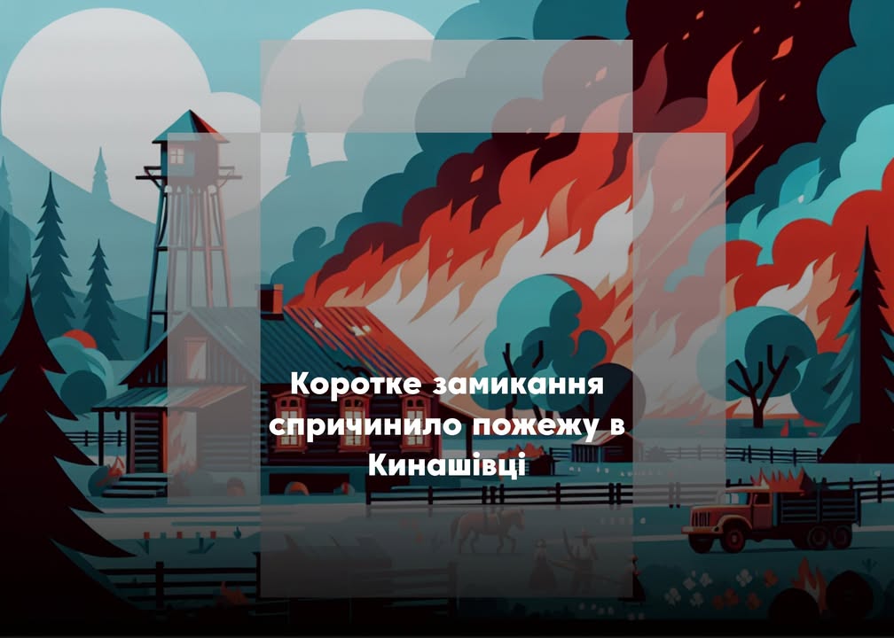 У Кинашівці пожежа знищила господарську будівлю та пошкодила будинок