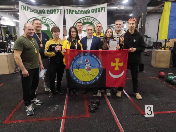 Спортсмени Борзнянської громади здобули перше місце на Кубку області з гирьового спорту