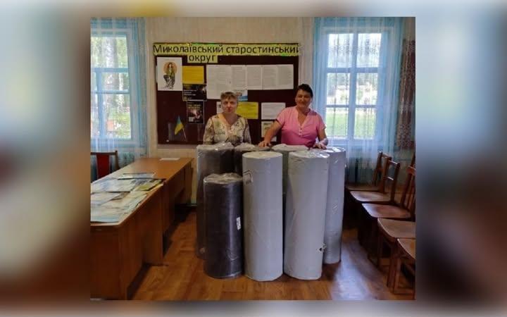 В Борзнянській громаді зібрали кошти на матеріали для маскувальних сіток