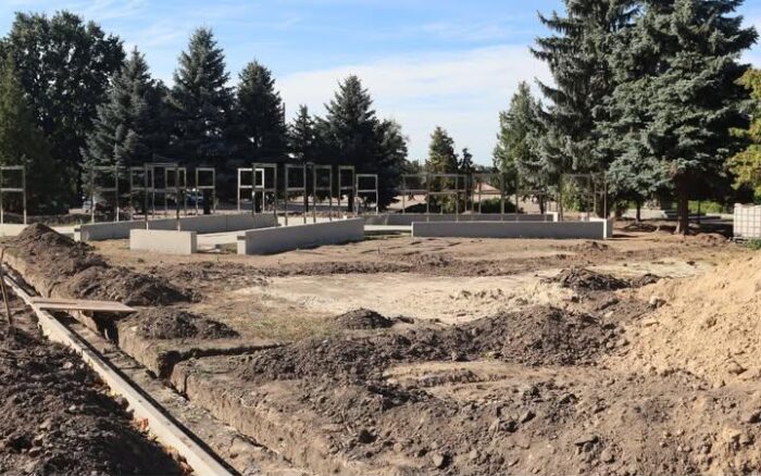 У Борзні триває будівництво Меморіалу полеглим Захисникам